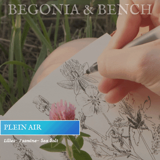 Plein Air™ - 9oz. Amber Jar Candle - By Begonia & Bench®