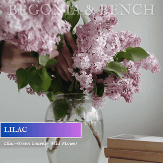 Lilac - 9oz. Amber Jar Candle - By Begonia & Bench®