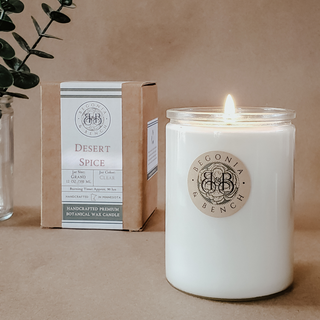 Desert Spice™ - 12oz Finely Crafted Scented Candle By Begonia & Bench®