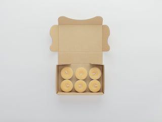 DAIYO Rice Bran Tealight Candle (6-pc pack)
