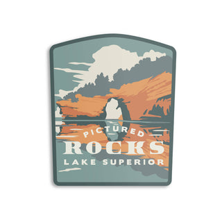The Landmark Project - Pictured Rocks Sticker