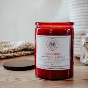 Redberries - Natural Soy Candle - By Begonia & Bench®