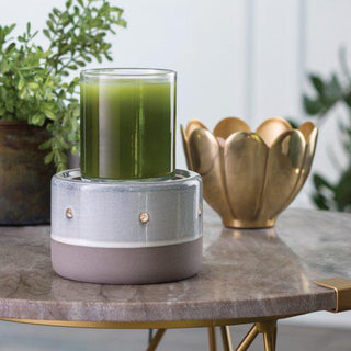 Deluxe 2-in-1 Candle Warmer-Begonia &amp; Bench