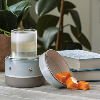 Deluxe 2-in-1 Candle Warmer-Begonia &amp; Bench