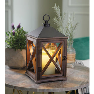 Wooden Lantern Style Candle Warmer